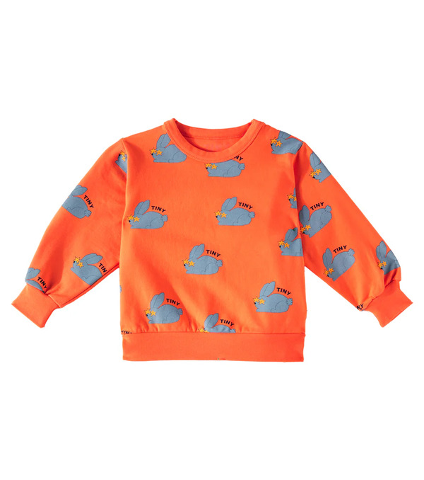 Tinycottons Tinycottons Rabbits Printed Cotton-blend Sweatshirt 