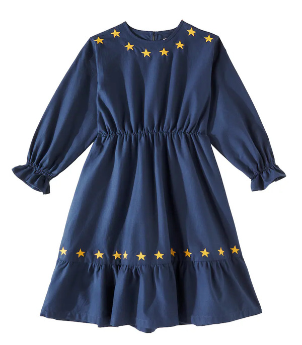  Tinycottons Tinycottons Stars Embroidered Cotton Dress 