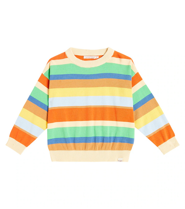  Tinycottons Tinycottons Striped Cotton Sweater 