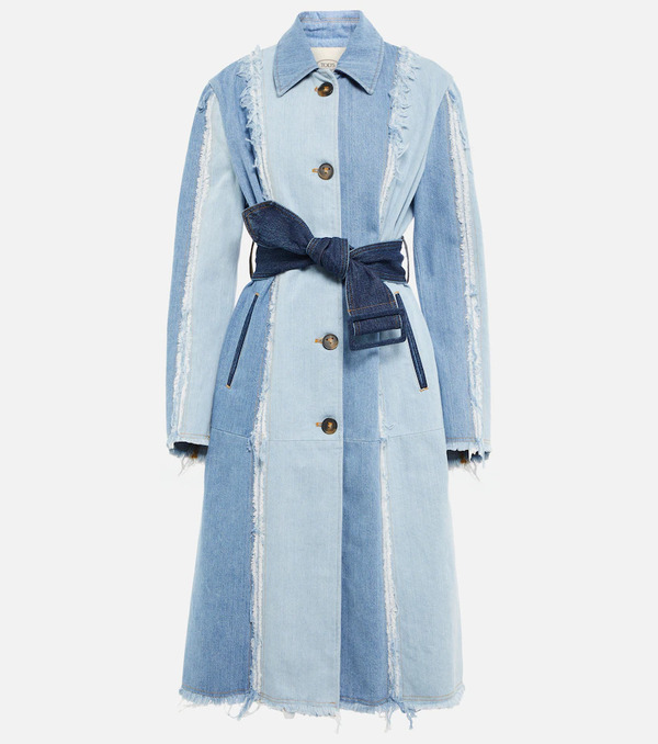  Tod's Tod's Belted Denim Coat 
