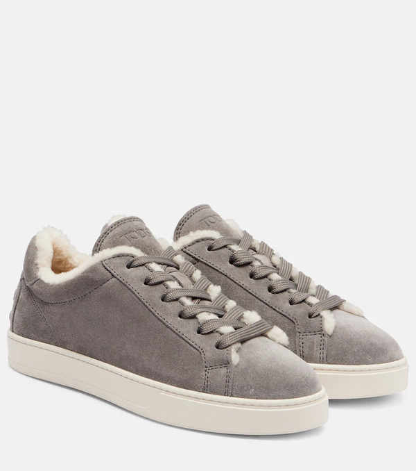  Tod's Tod's Classic Shearling-lined Suede Sneakers 