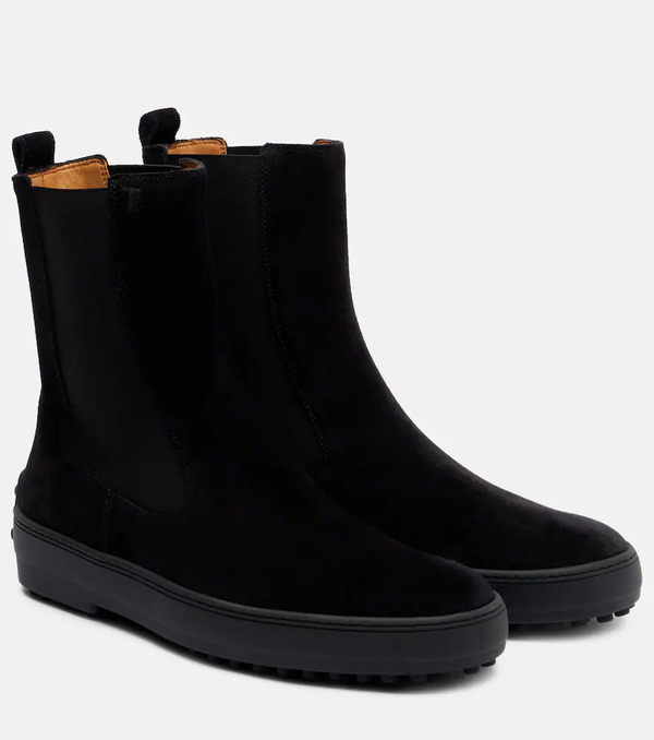  Tod's Tod's Gommino Suede Ankle Boots 