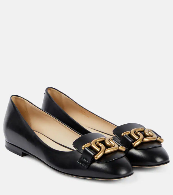  Tod's Tod's Kate Leather Ballet Flats 