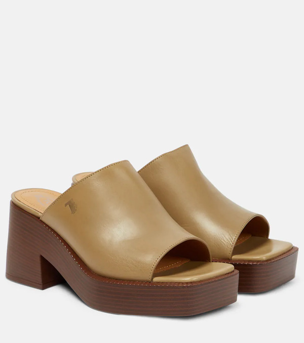  Tod's Tod's Leather Mules 