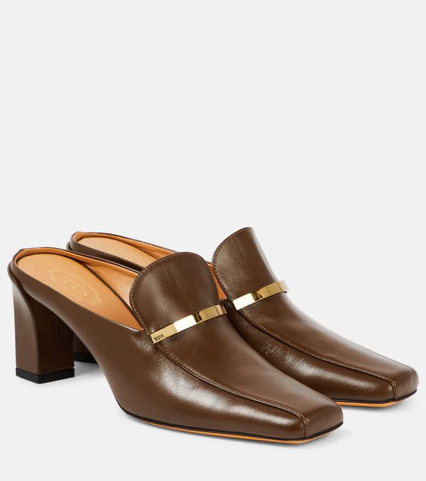  Tod's Tod's Leather Mules 