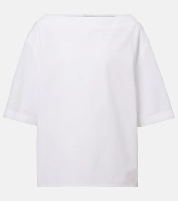  Tod's Tod's Oversized Cotton Poplin Top 