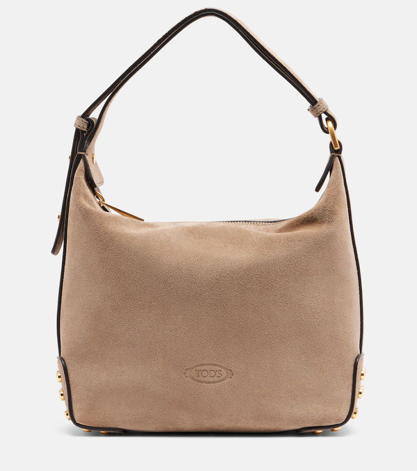  Tod's Tod's Sacca Mini Suede Shoulder Bag 