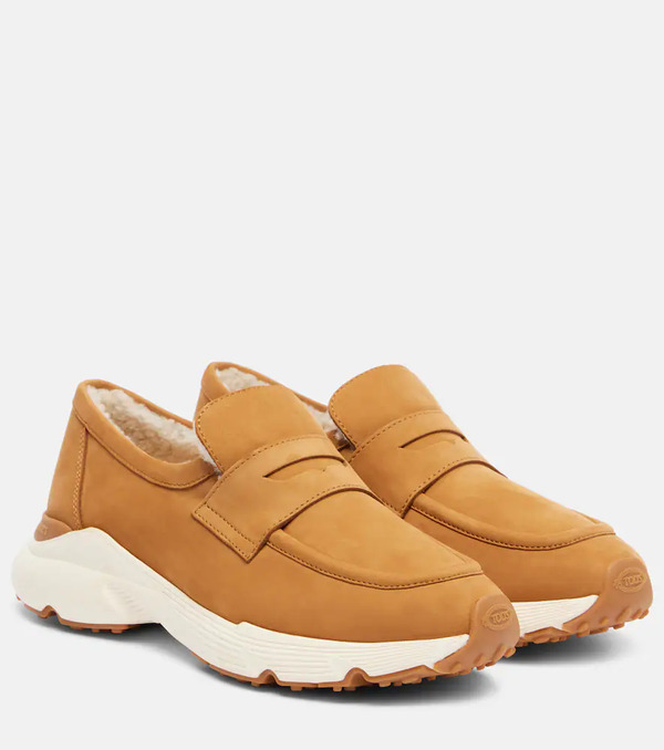  Tod's Tod's Shearling-lined Suede Sneakers 