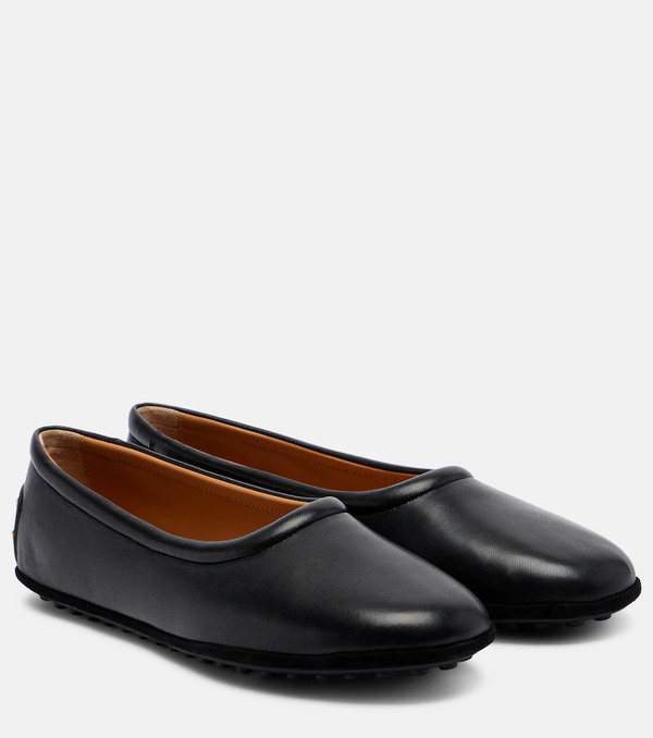  Tod's Tod's Studded Leather Ballet Flats 