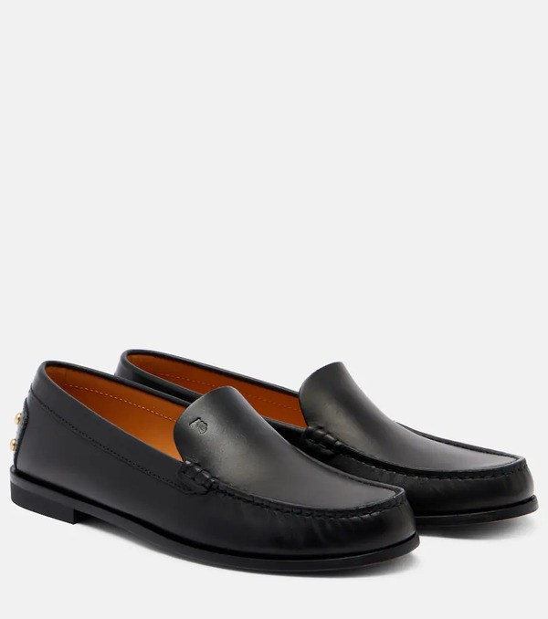  Tod's Tod's Studded Leather Loafers 