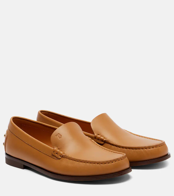  Tod's Tod's Studded Leather Loafers 