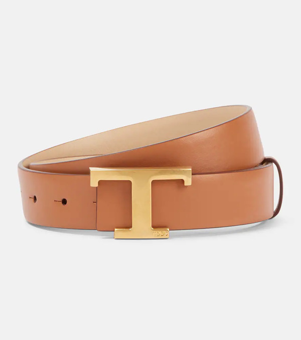  Tod's Tod's T Timeless Reversible Leather Belt 