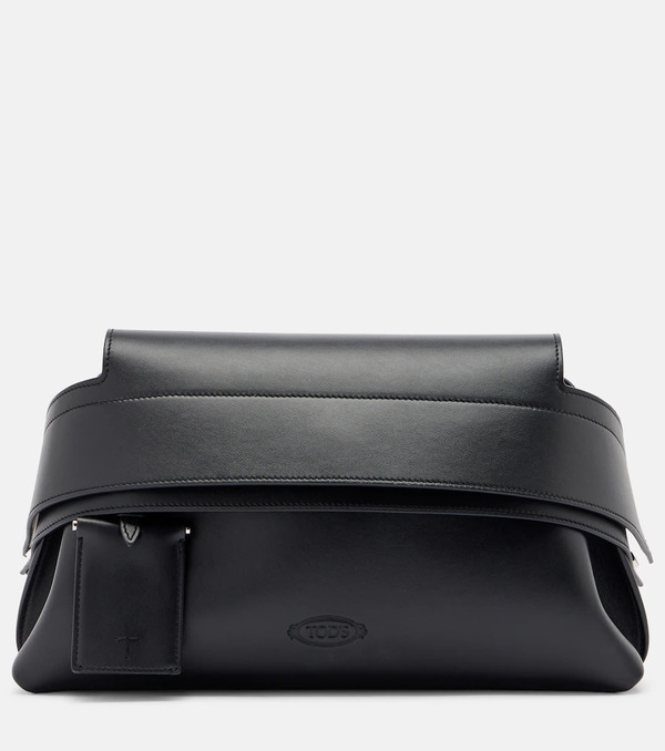  Tod's Tod's Wave Mini Leather Clutch 