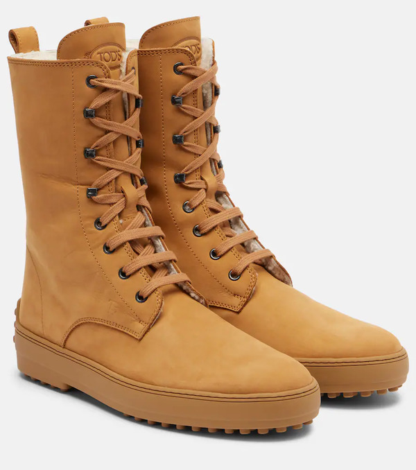  Tod's Tod's Winter Gommino Leather Lace-up Boots 