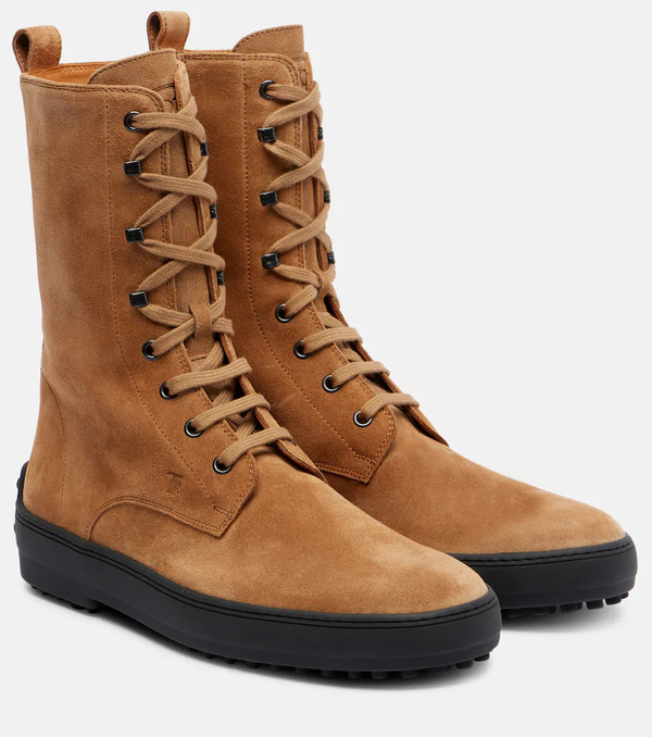  Tod's Tod's Winter Gommino Suede Ankle Boots 