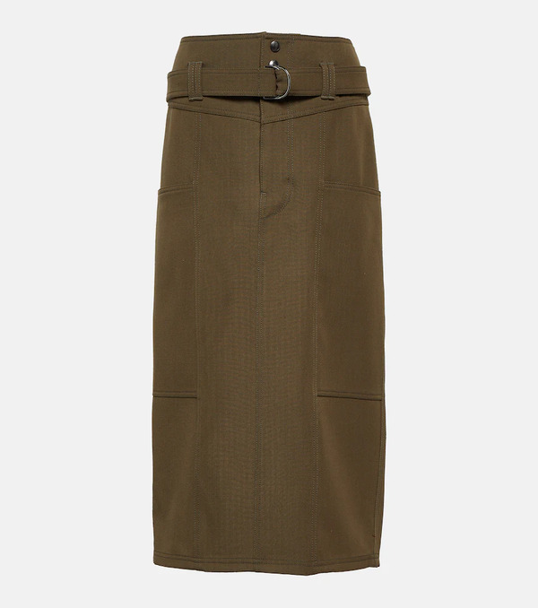  Tod's Tod's Wool Midi Skirt 