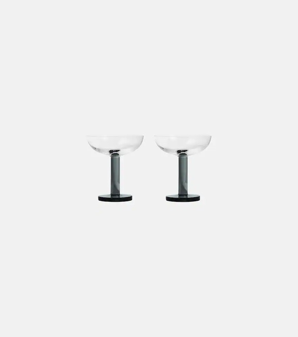  Tom Dixon Tom Dixon Puck Set Of 2 Coupe Glasses 