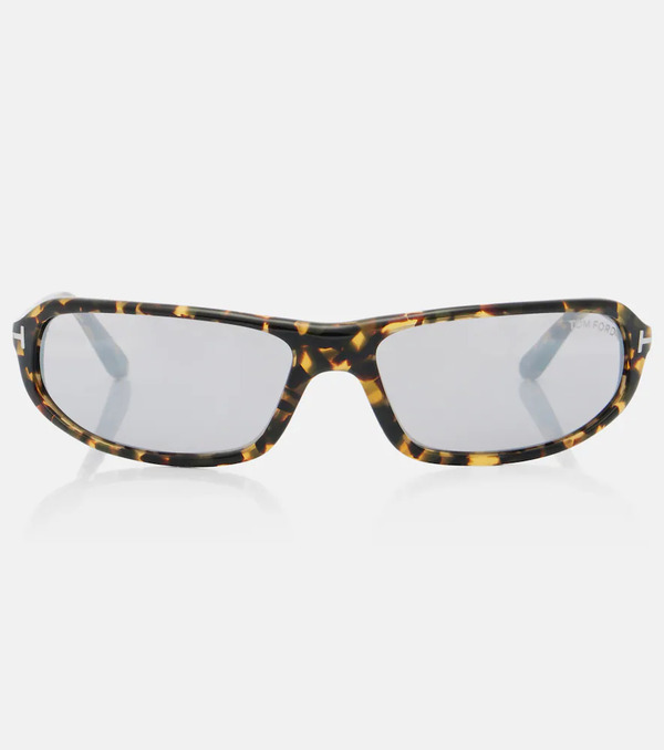  Tom Ford Tom Ford Addison Thin Flat-top Sunglasses 