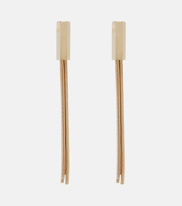  Tom Ford Tom Ford Axis Chain-detail Drop Earrings 