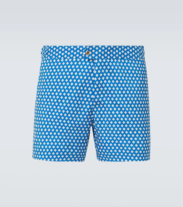  Tom Ford Tom Ford Checked Swim Trunks 
