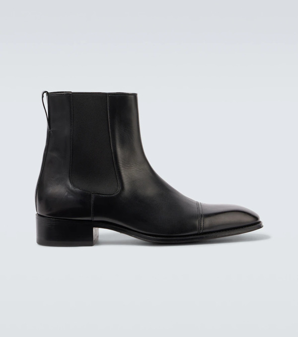  Tom Ford Tom Ford Hainaut Leather Chelsea Boots 