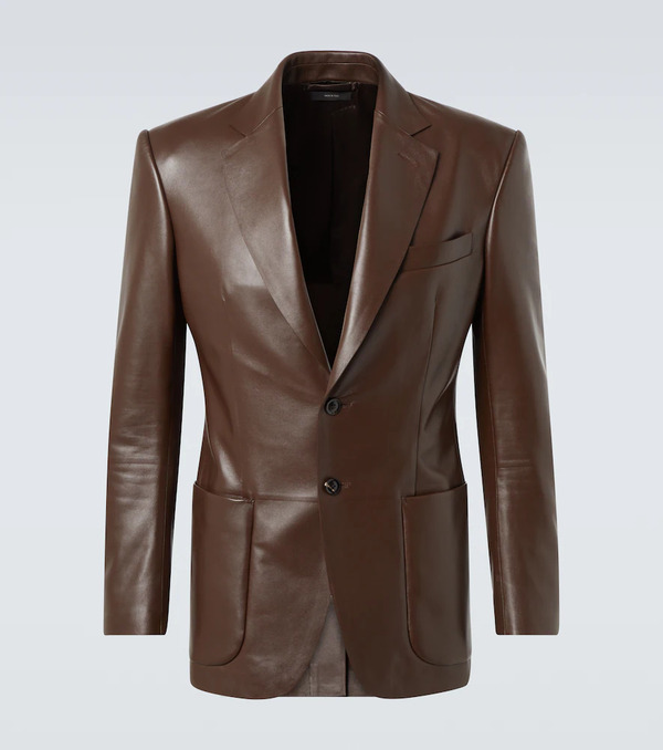  Tom Ford Tom Ford Leather Blazer 