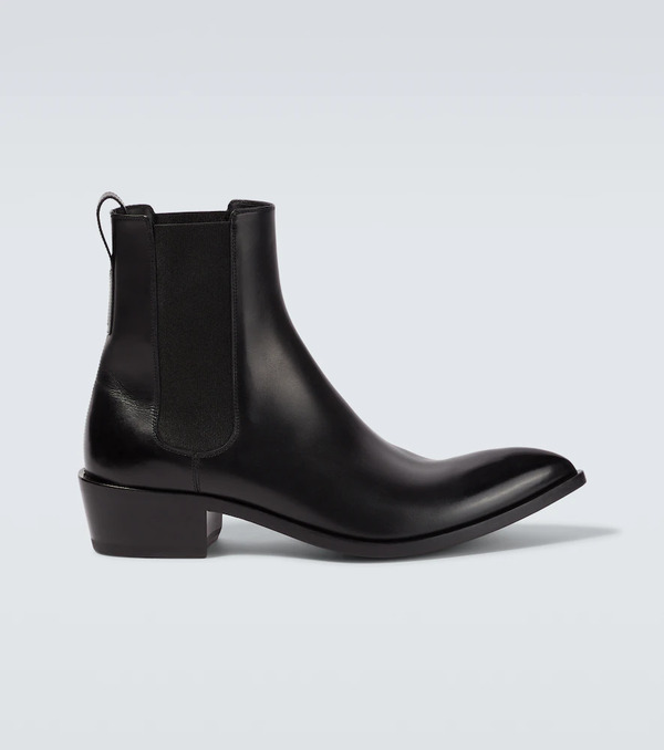  Tom Ford Tom Ford Leather Chelsea Boots 