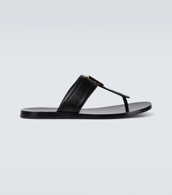  Tom Ford Tom Ford Leather Thong Sandals 