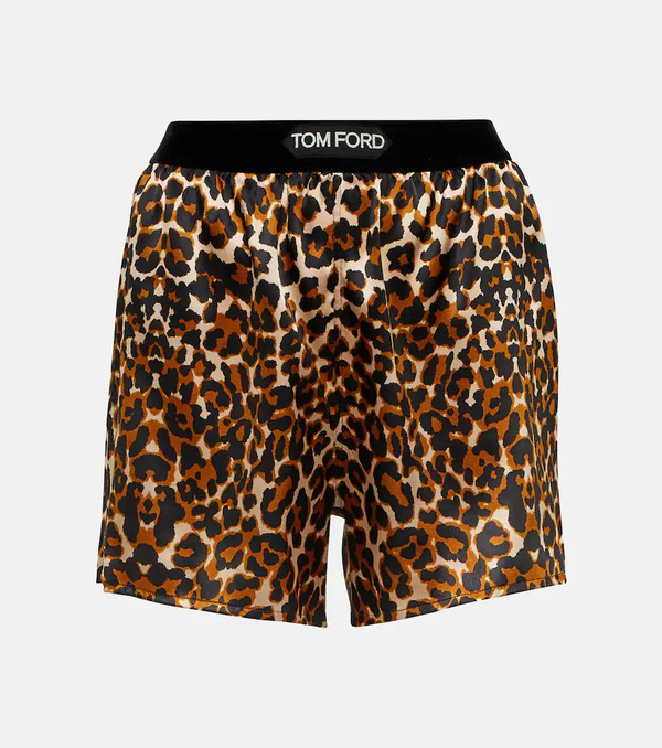 Tom Ford Tom Ford Leopard-print Shorts 