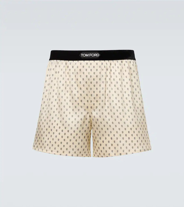  Tom Ford Tom Ford Paisley Silk-blend Boxers 