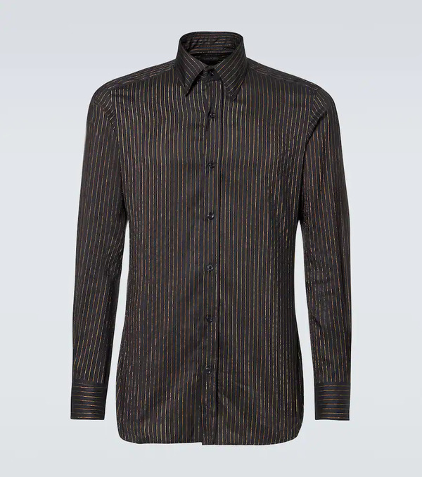  Tom Ford Tom Ford Pinstripe Silk Shirt 