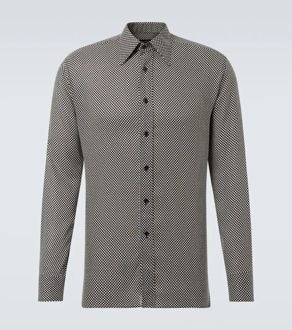  Tom Ford Tom Ford Polka-dot Printed Shirt 