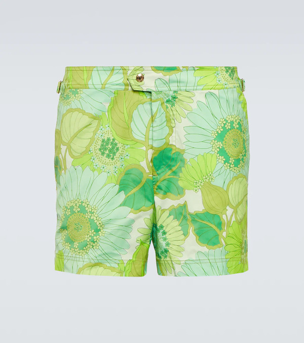  Tom Ford Tom Ford Printed Swim Trunks 