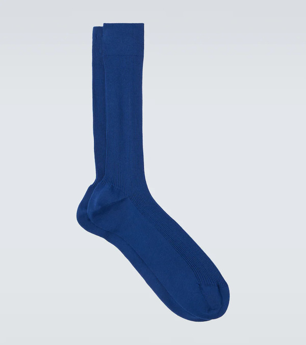  Tom Ford Tom Ford Ribbed-knit Cotton Socks 