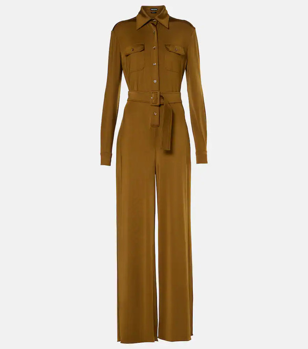  Tom Ford Tom Ford Satin Jersey Jumpsuit 