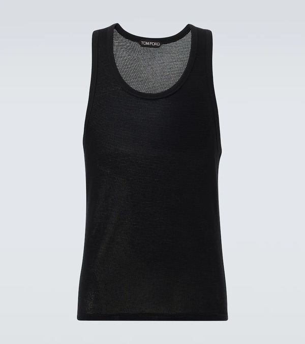  Tom Ford Tom Ford Semi-sheer Cotton Tank Top 