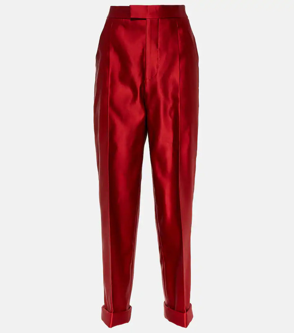  Tom Ford Tom Ford Silk Duchesse Tapered Pants 