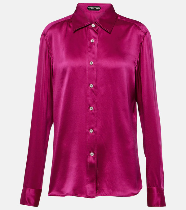  Tom Ford Tom Ford Silk Satin Shirt 