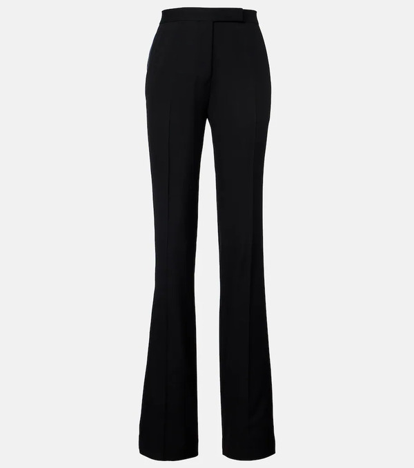  Tom Ford Tom Ford Silk-trimmed Wool Suit Pants 