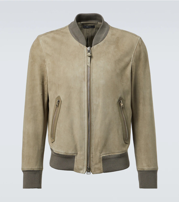  Tom Ford Tom Ford Suede Bomber Jacket 
