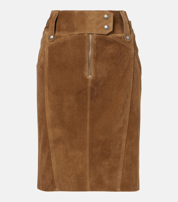  Tom Ford Tom Ford Suede Pencil Skirt 