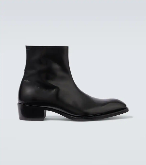  Tom Ford Tom Ford Vincent Leather Ankle Boots 