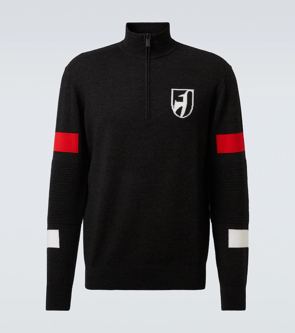  Toni Sailer Toni Sailer Hupert Wool Half-zip Sweater 