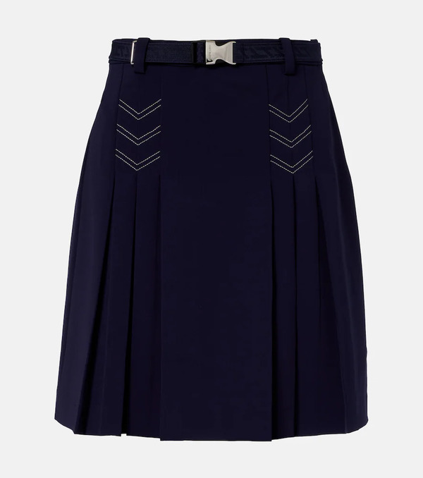  Tory Burch Tory Burch Belted Pleated Miniskirt 