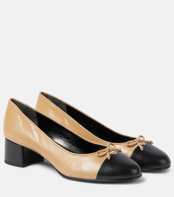  Tory Burch Tory Burch Bow-detail Leather Pumps 
