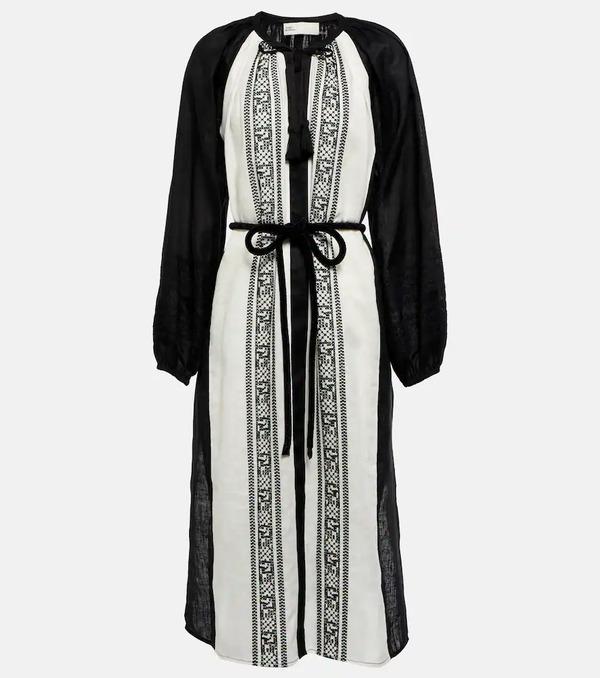  Tory Burch Tory Burch Embroidered Linen Kaftan 