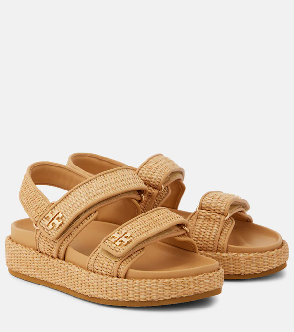  Tory Burch Tory Burch Kira Raffia Sandals 