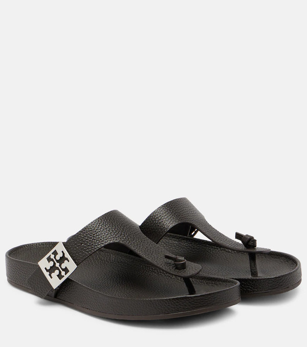  Tory Burch Tory Burch Mellow Leather Thong Sandals 