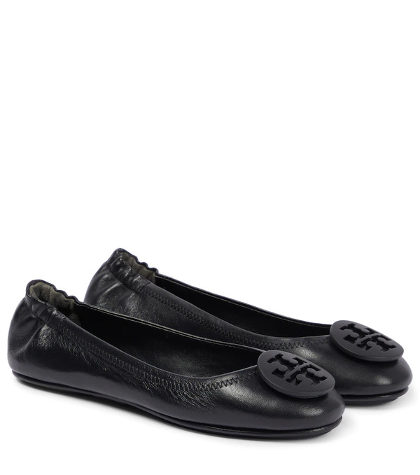  Tory Burch Tory Burch Minnie Leather Ballet Flats 