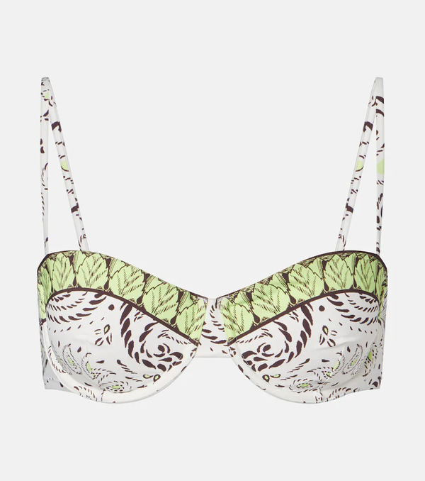 Tory Burch Tory Burch Printed Bikini Top 